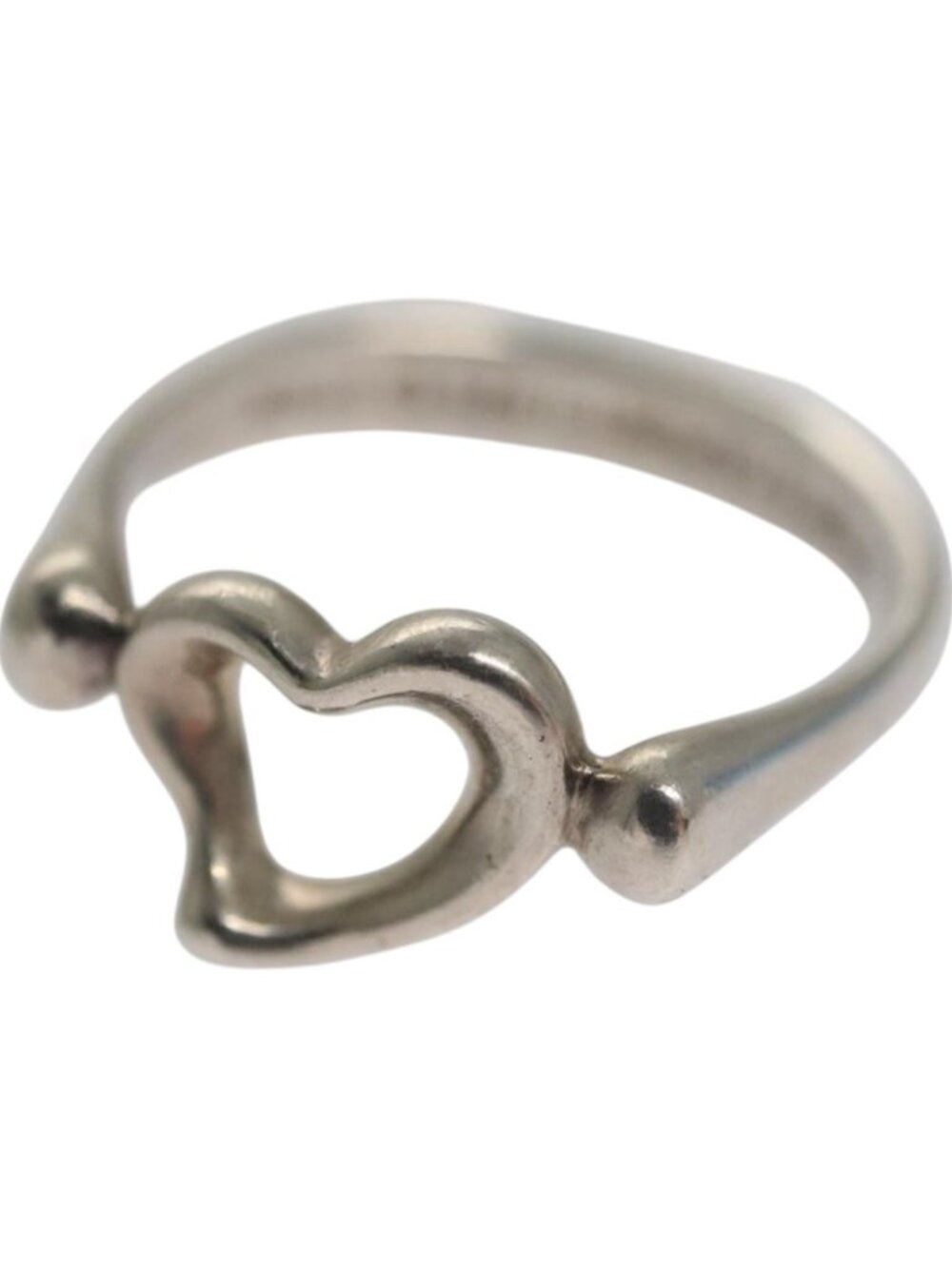 TIFFANY&Co. Open Heart Ring Ag925 Silver